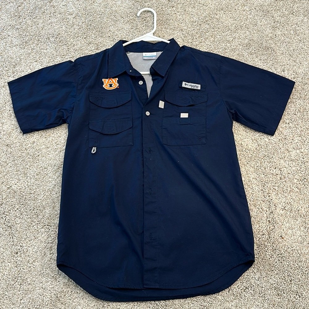 Colombia fishing shirt Auburn logo